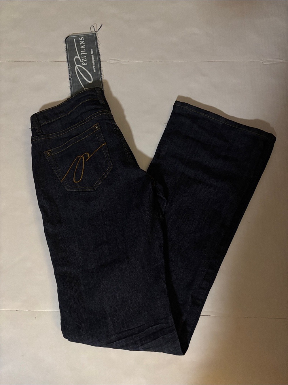 PZI Dark Blue Women's Bootcut Jeans 4 Iconic Bodycon Classic Wardrobe Staple